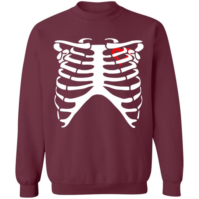 Diy Skeleton Heart Tee Shirt Hoodie Diy Skeleton Heart Tee Shirt Hoodie