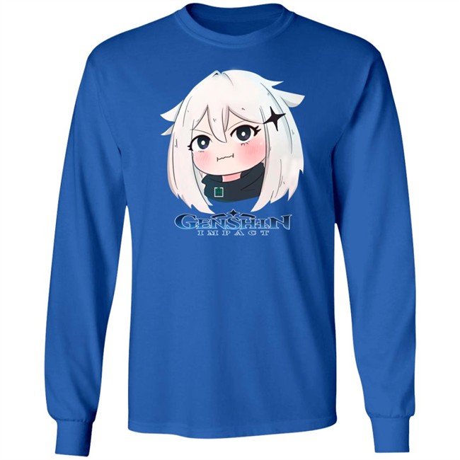 Genshin Impact Merchandise Paimon Chan Shirt Hoodie Genshin Impact Merchandise Paimon Chan Shirt Hoodie