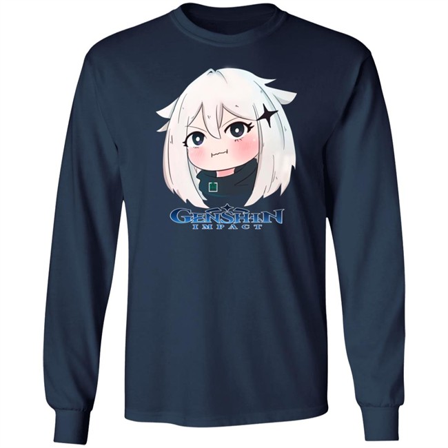 Genshin Impact Merchandise Paimon Chan Shirt Hoodie Genshin Impact Merchandise Paimon Chan Shirt Hoodie