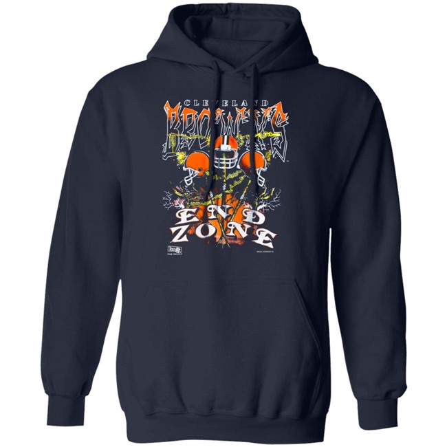 Cleveland Browns End Zone T Shirt Hoodie Cleveland Browns End Zone T Shirt Hoodie