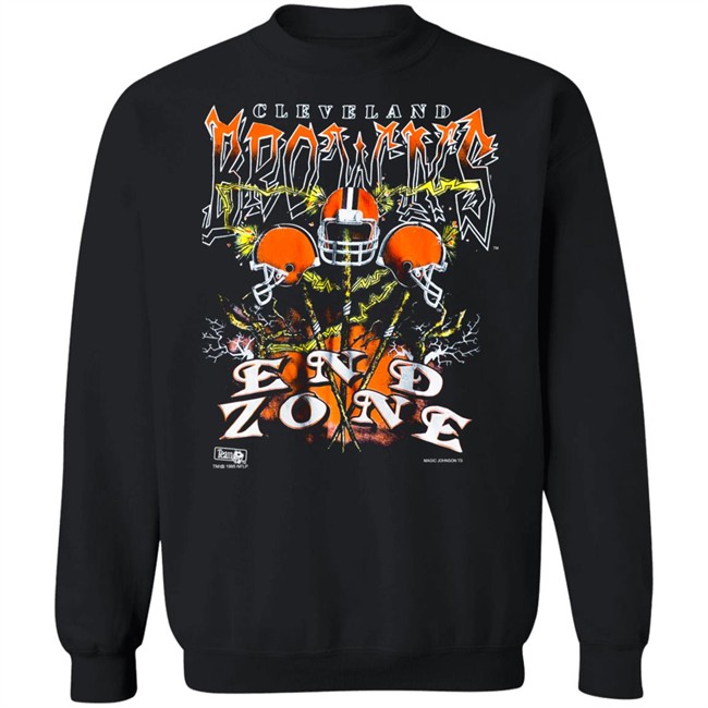 Cleveland Browns End Zone T Shirt Hoodie Cleveland Browns End Zone T Shirt Hoodie