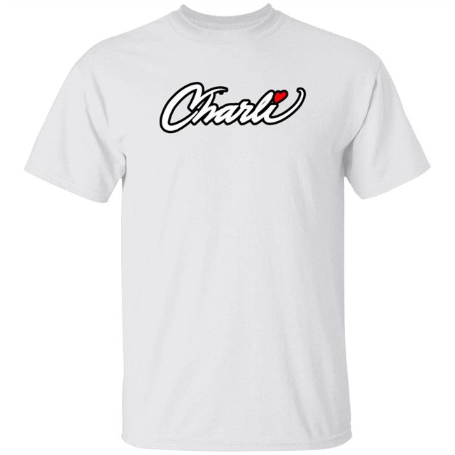 Charlidamelio Merch Charli Script Tee Shirt