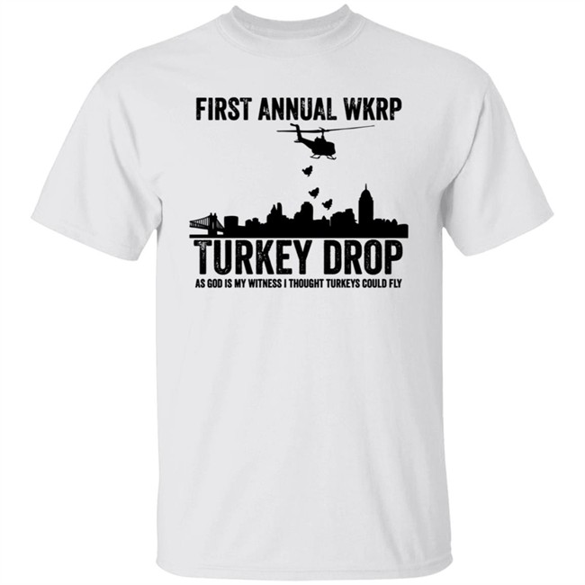 Wkrp Turkey Drop Tee Shirt Wkrp Turkey Drop Tee Shirt