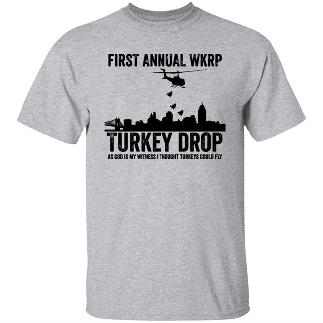 Wkrp Turkey Drop Tee Shirt Wkrp Turkey Drop Tee Shirt