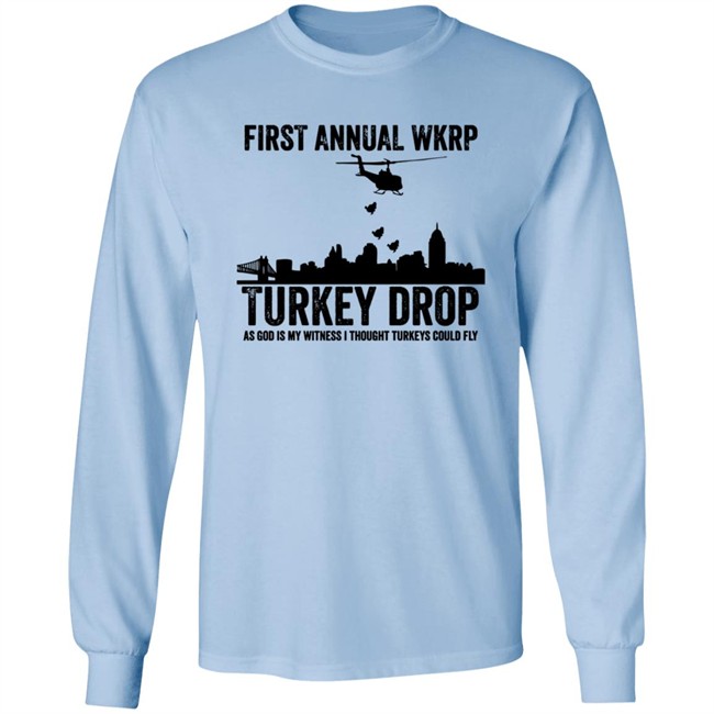 Wkrp Turkey Drop Tee Shirt Wkrp Turkey Drop Tee Shirt