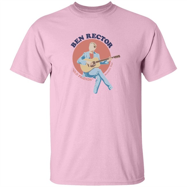 Ben Rector Merch Old Friends Acoustic Tour Guitar Tee Ben Rector Merch Old Friends Acoustic Tour Guitar Tee