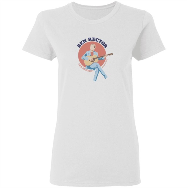 Ben Rector Merch Old Friends Acoustic Tour Guitar Tee Ben Rector Merch Old Friends Acoustic Tour Guitar Tee