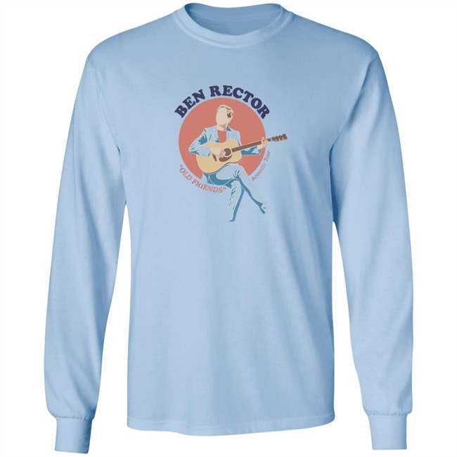 Ben Rector Merch Old Friends Acoustic Tour Guitar Tee Ben Rector Merch Old Friends Acoustic Tour Guitar Tee