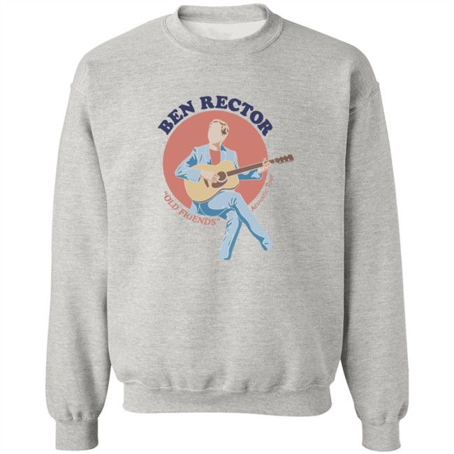 Ben Rector Merch Old Friends Acoustic Tour Guitar Tee Ben Rector Merch Old Friends Acoustic Tour Guitar Tee