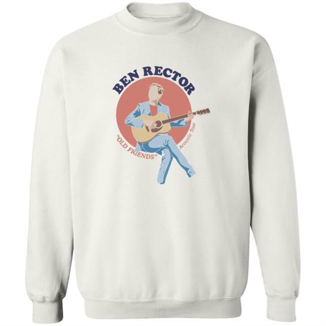 Ben Rector Merch Old Friends Acoustic Tour Guitar Tee Ben Rector Merch Old Friends Acoustic Tour Guitar Tee