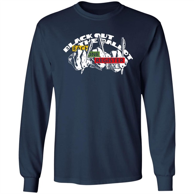Black Out The Ballot x Circulate Registrar T Shirt Hoodie Black Out The Ballot x Circulate Registrar T Shirt Hoodie