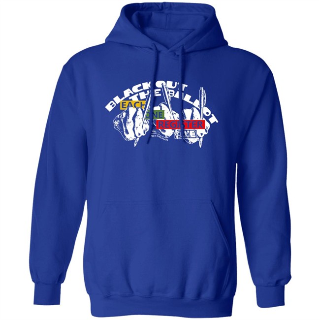 Black Out The Ballot x Circulate Registrar T Shirt Hoodie Black Out The Ballot x Circulate Registrar T Shirt Hoodie