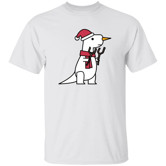 Shop Dinosaur Merch Store Snowman T Rex SweatShirt Shop Dinosaur Merch Store Snowman T Rex SweatShirt