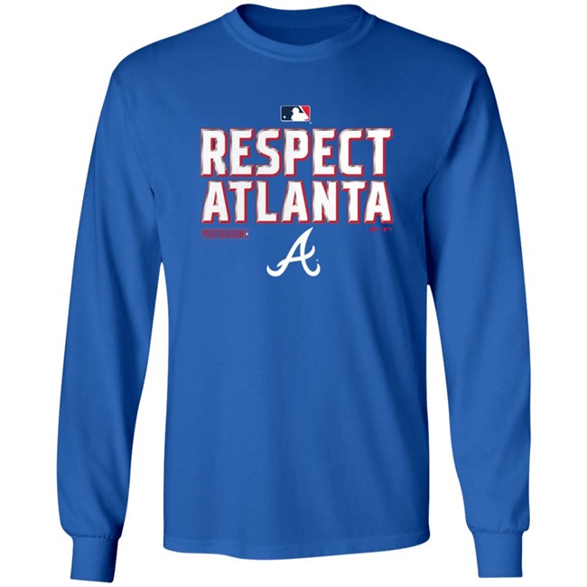 Respect Atlanta Shirt Atlanta Braves Fanatics Branded Navy 2020 Postseason Locker Room T Shirt Hoodie Respect Atlanta Shirt Atlanta Braves Fanatics Branded Navy 2020 Postseason Locker Room T Shirt Hoodie