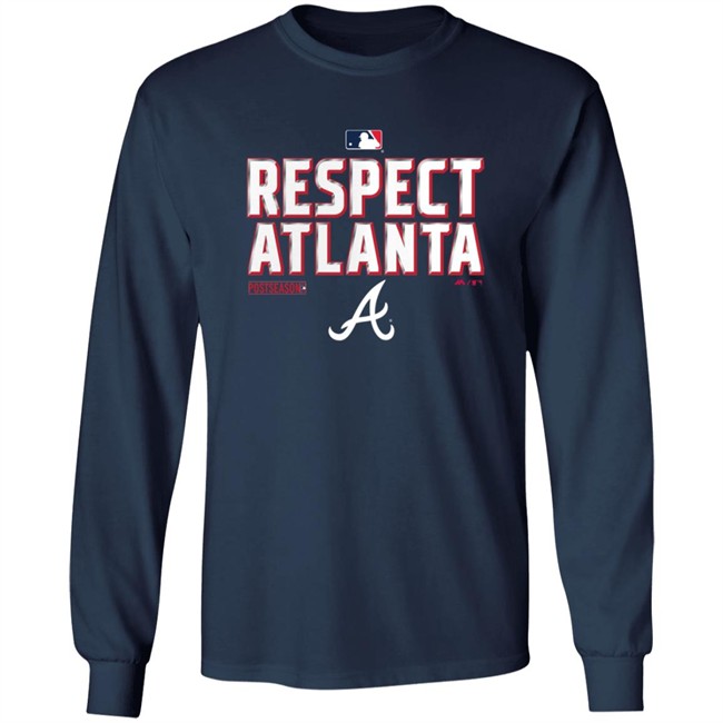 Respect Atlanta Shirt Atlanta Braves Fanatics Branded Navy 2020 Postseason Locker Room T Shirt Hoodie Respect Atlanta Shirt Atlanta Braves Fanatics Branded Navy 2020 Postseason Locker Room T Shirt Hoodie