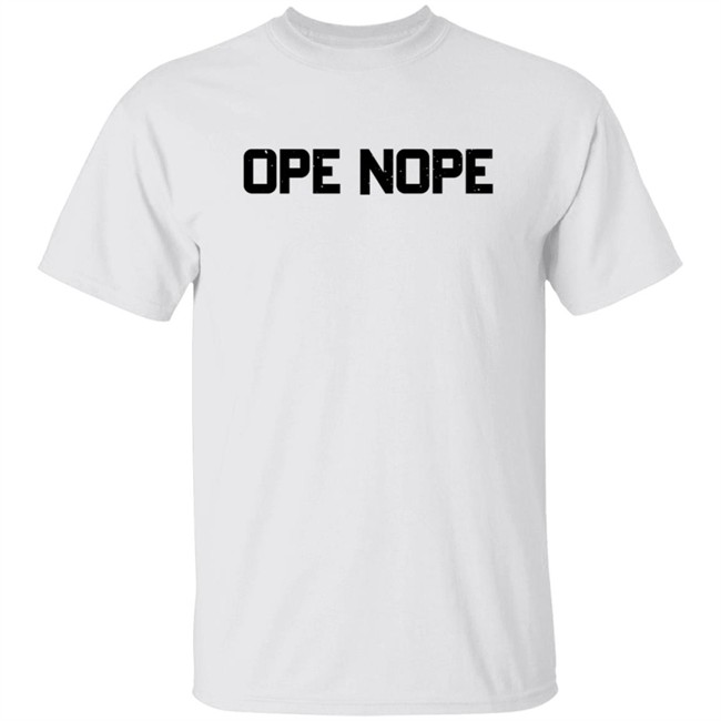 Manitowo Minute Merch Ope Nope Tee Manitowo Minute Merch Ope Nope Tee