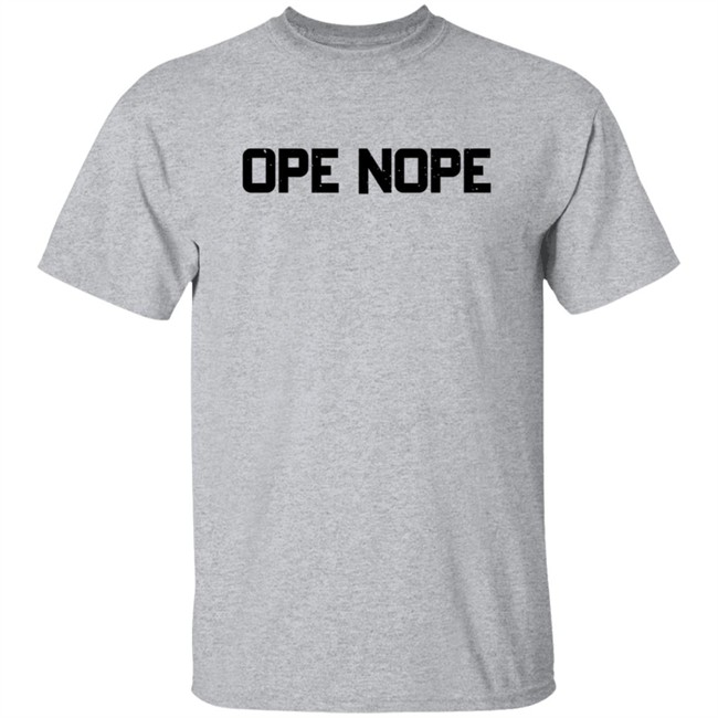 Manitowo Minute Merch Ope Nope Tee Manitowo Minute Merch Ope Nope Tee