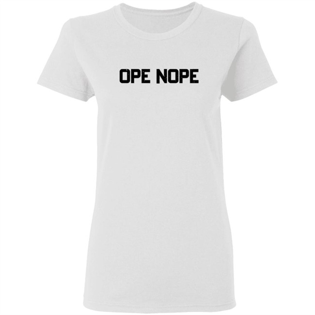 Manitowo Minute Merch Ope Nope Tee Manitowo Minute Merch Ope Nope Tee
