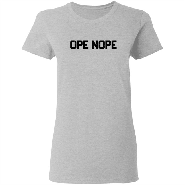 Manitowo Minute Merch Ope Nope Tee Manitowo Minute Merch Ope Nope Tee