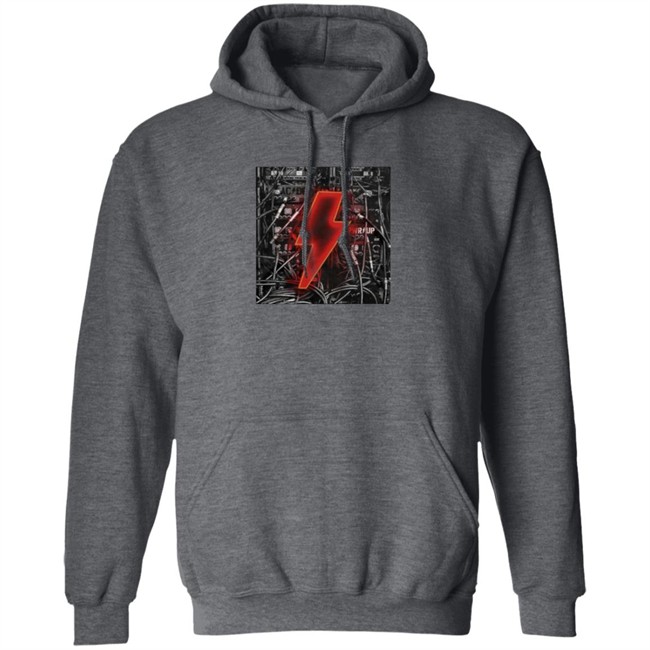 ACDC Merch Bolt N' Wires Black T Shirt Hoodie ACDC Merch Bolt N' Wires Black T Shirt Hoodie