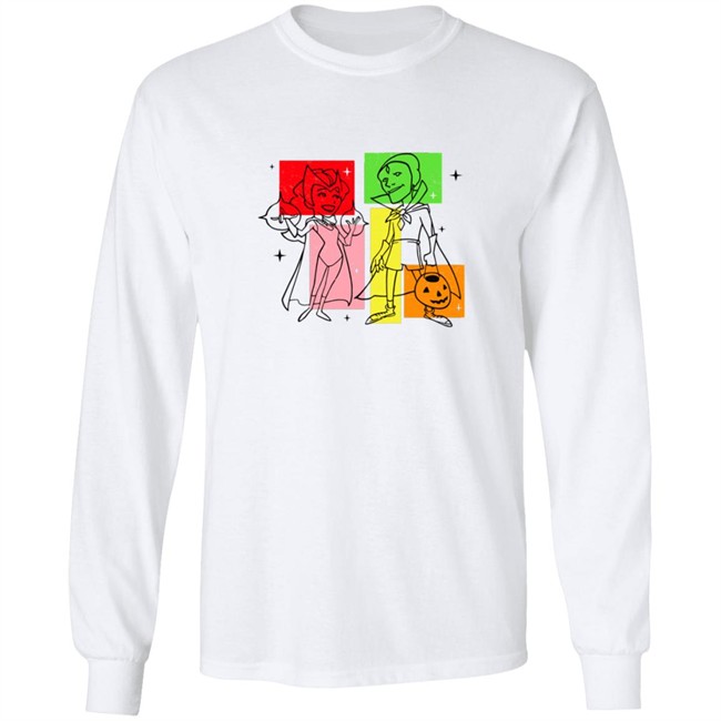 Marvel WandaVision Wanda And Vision 50s Tee Shirt Hoodie Marvel WandaVision Wanda And Vision 50s Tee Shirt Hoodie