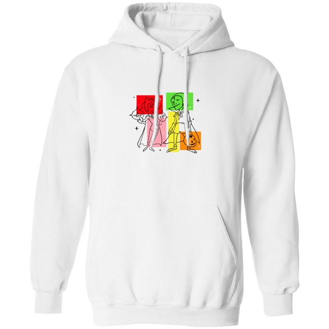 Marvel WandaVision Wanda And Vision 50s Tee Shirt Hoodie Marvel WandaVision Wanda And Vision 50s Tee Shirt Hoodie