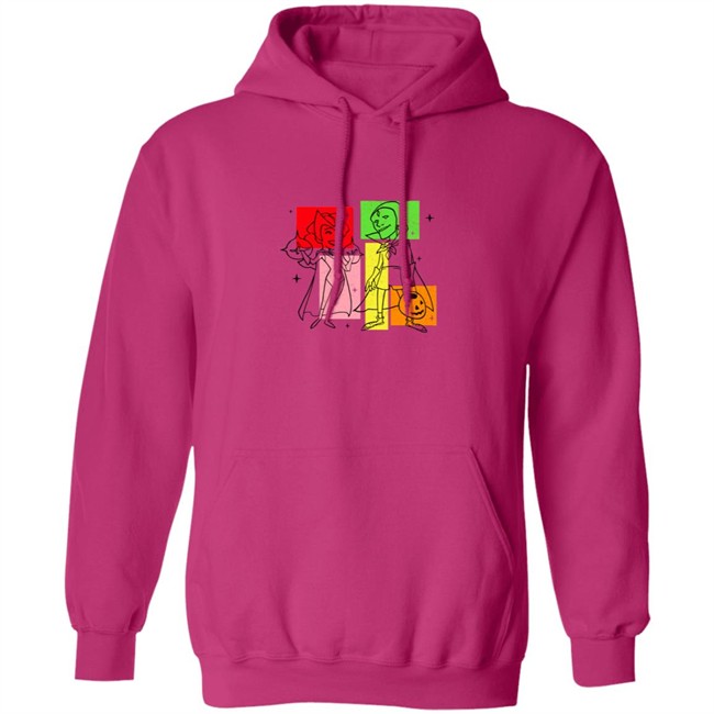 Marvel WandaVision Wanda And Vision 50s Tee Shirt Hoodie Marvel WandaVision Wanda And Vision 50s Tee Shirt Hoodie
