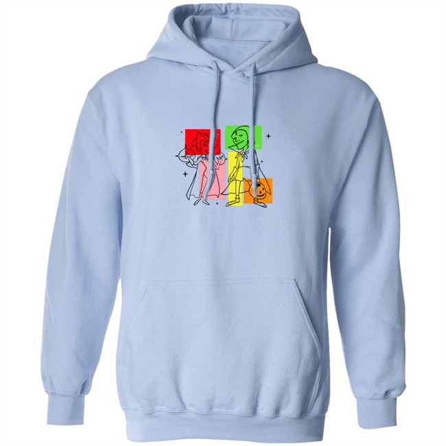 Marvel WandaVision Wanda And Vision 50s Tee Shirt Hoodie Marvel WandaVision Wanda And Vision 50s Tee Shirt Hoodie