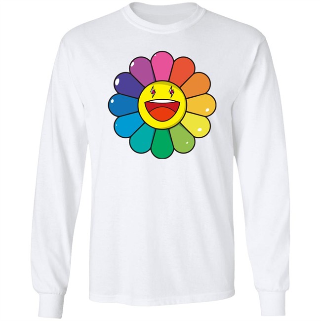 Rainbow Flower Shirt Hoodie Rainbow Flower Shirt Hoodie