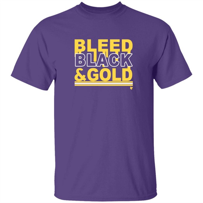 Bleed Black And Gold T Shirt Hoodie Bleed Black And Gold T Shirt Hoodie