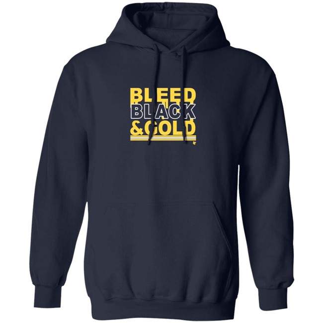 Bleed Black And Gold T Shirt Hoodie Bleed Black And Gold T Shirt Hoodie