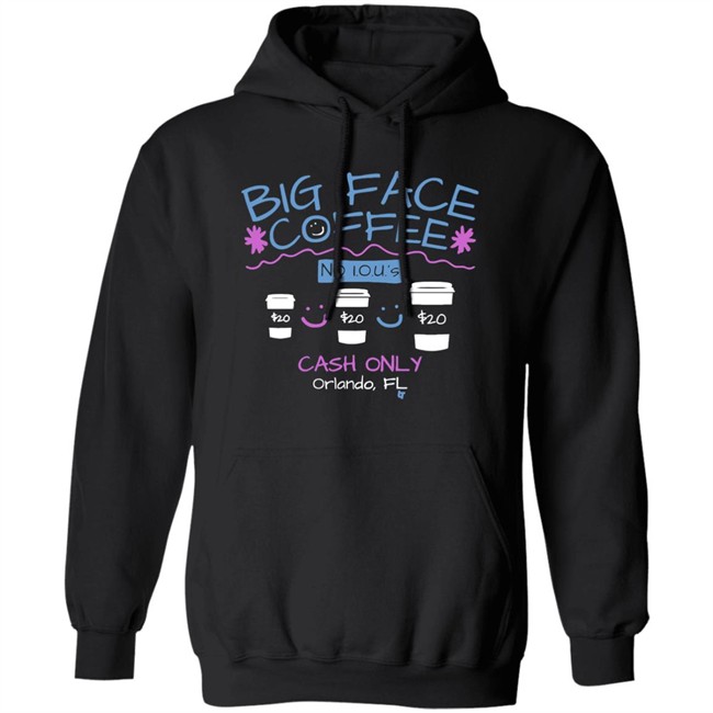 Big Face Coffee Merch T Shirt Big Face Coffee Merch T Shirt