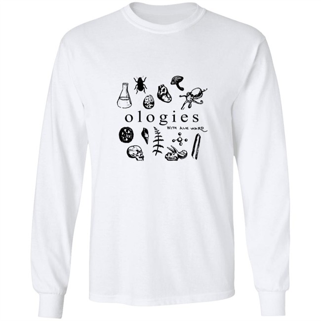 Ologies Merch Ologies Logo With Alie Ward Shirt Ologies Merch Ologies Logo With Alie Ward Shirt