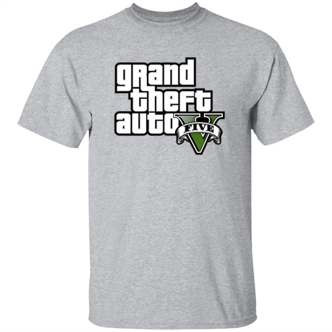 Grand Theft Auto V Logo Tee Shirt Hoodie Grand Theft Auto V Logo Tee Shirt Hoodie