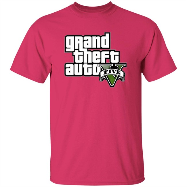 Grand Theft Auto V Logo Tee Shirt Hoodie Grand Theft Auto V Logo Tee Shirt Hoodie