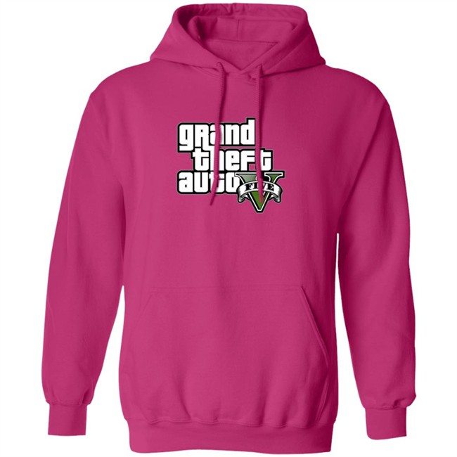 Grand Theft Auto V Logo Tee Shirt Hoodie Grand Theft Auto V Logo Tee Shirt Hoodie