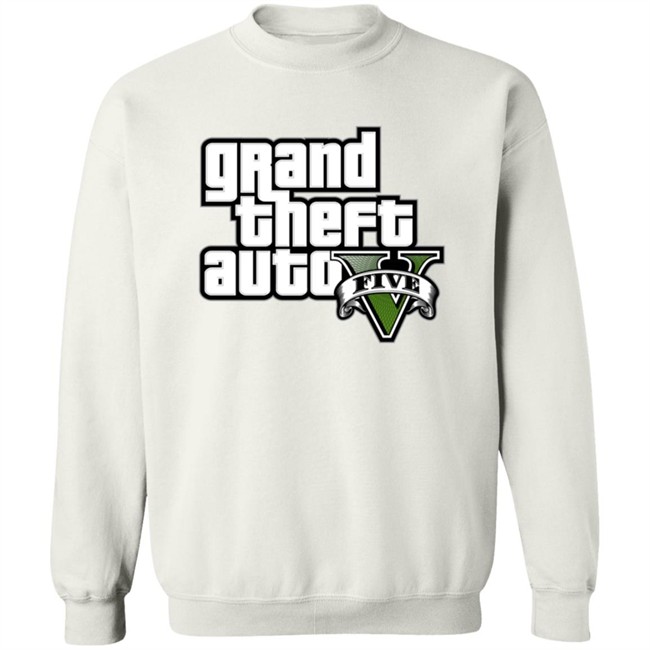Grand Theft Auto V Logo Tee Shirt Hoodie Grand Theft Auto V Logo Tee Shirt Hoodie