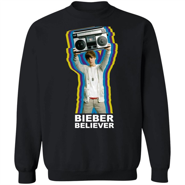 Bieber Believer Merch Boombox T Shirt Hoodie Bieber Believer Merch Boombox T Shirt Hoodie