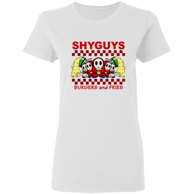 Shyguys Burgers and Fries T Shirt Hoodie Shyguys Burgers and Fries T Shirt Hoodie