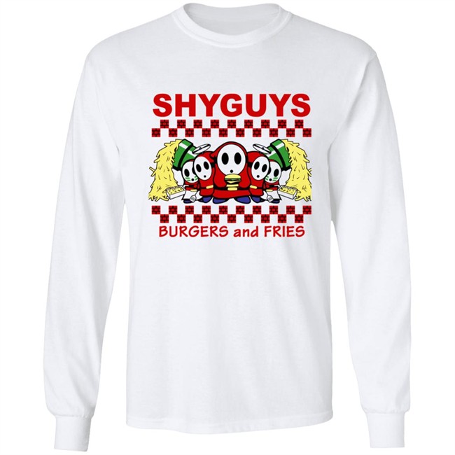 Shyguys Burgers and Fries T Shirt Hoodie Shyguys Burgers and Fries T Shirt Hoodie