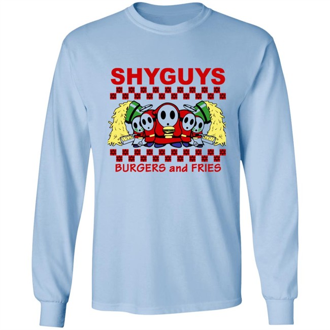 Shyguys Burgers and Fries T Shirt Hoodie Shyguys Burgers and Fries T Shirt Hoodie