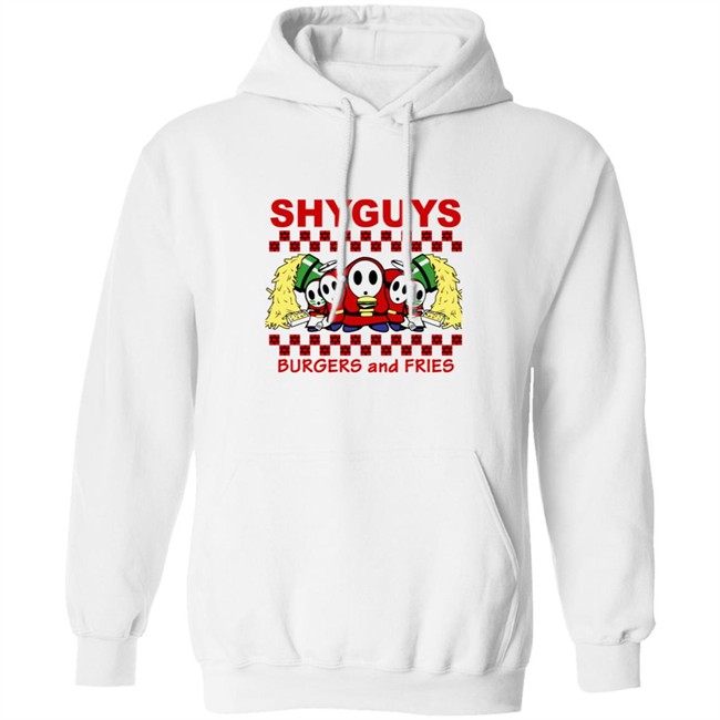 Shyguys Burgers and Fries T Shirt Hoodie Shyguys Burgers and Fries T Shirt Hoodie