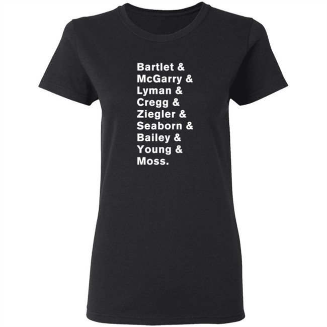 Pop Threads President Bartlet & Staff List Of Names Graphic T Shirt Bartlet Mcgarry Lyman Cregg The West Wing T Shirt Hoodie Pop Threads President Bartlet & Staff List Of Names Graphic T Shirt Bartlet Mcgarry Lyman Cregg The West Wing T Shirt Hoodie