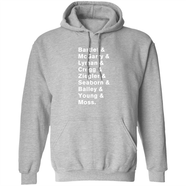 Pop Threads President Bartlet & Staff List Of Names Graphic T Shirt Bartlet Mcgarry Lyman Cregg The West Wing T Shirt Hoodie Pop Threads President Bartlet & Staff List Of Names Graphic T Shirt Bartlet Mcgarry Lyman Cregg The West Wing T Shirt Hoodie