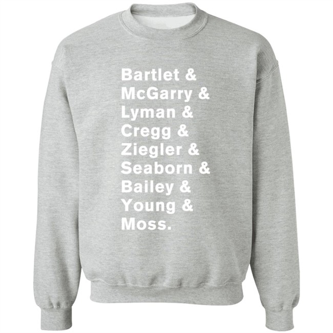 Pop Threads President Bartlet & Staff List Of Names Graphic T Shirt Bartlet Mcgarry Lyman Cregg The West Wing T Shirt Hoodie Pop Threads President Bartlet & Staff List Of Names Graphic T Shirt Bartlet Mcgarry Lyman Cregg The West Wing T Shirt Hoodie