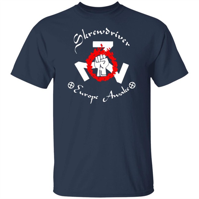 Shane Burley Skrewdriver Europe Tee Shirt Shane Burley Skrewdriver Europe Tee Shirt