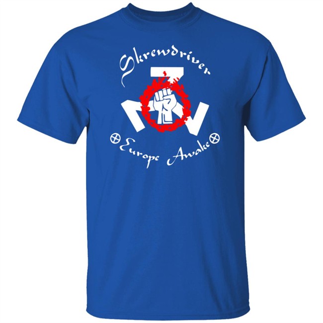 Shane Burley Skrewdriver Europe Tee Shirt Shane Burley Skrewdriver Europe Tee Shirt