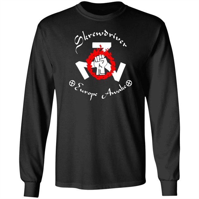 Shane Burley Skrewdriver Europe Tee Shirt Shane Burley Skrewdriver Europe Tee Shirt
