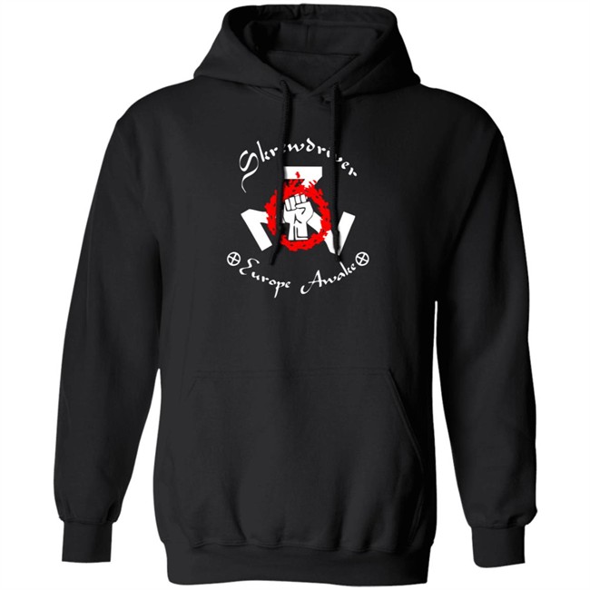 Shane Burley Skrewdriver Europe Tee Shirt Shane Burley Skrewdriver Europe Tee Shirt