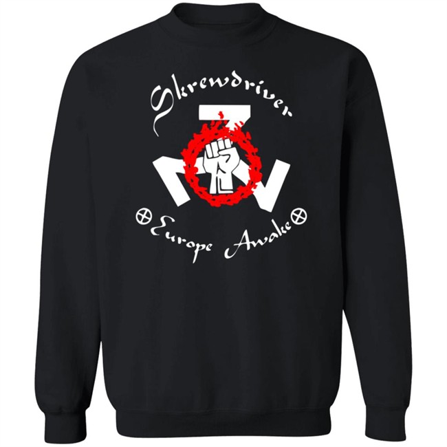 Shane Burley Skrewdriver Europe Tee Shirt Shane Burley Skrewdriver Europe Tee Shirt